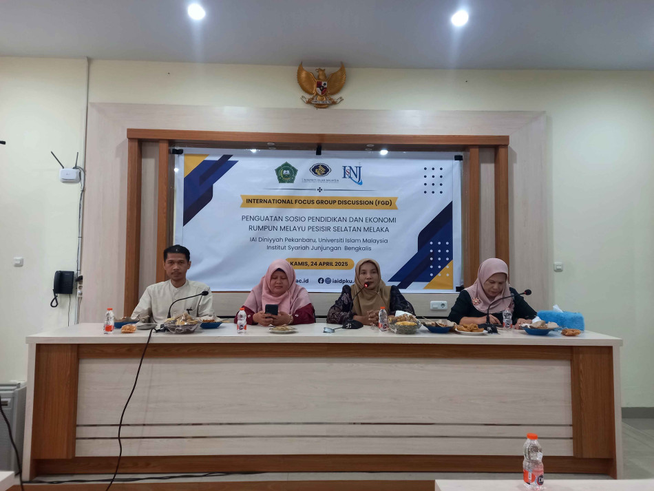 Rektor Universitas Islam Malaysia jadi Pembicara Sosialisasi dan FGD Internasional di IAI Diniyyah Pekanbaru