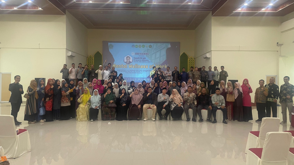 Civitas Akademika IAI Diniyyah Pekanbaru Ikuti ESQ Training Mental Wellness at Work